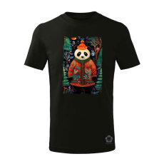 Magnolion XMAS panda v9 gyerek póló - 11 szín, 4-12 éves