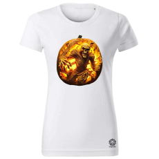Magnolion Zombi Halloween tök v2 női póló - 19 szín, XS-2XL