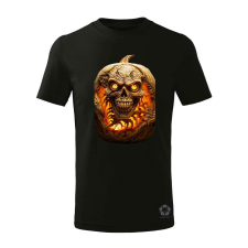 Magnolion Zombi Halloween tök v3 gyerek póló - 11 szín, 4-12 éves gyerek póló