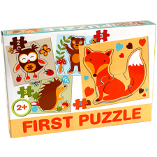 Magyar Gyártó Erdei állatos Bébipuzzle - D-Toys puzzle, kirakós