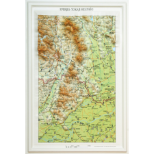 Magyar Honvédség - HM Térképészeti Kht. Eperjes dombortérkép - Tokaji-hegység dombortérkép MH. 27 x 40 cm térkép