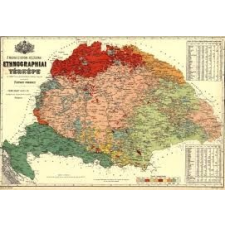 Magyar Honvédség - HM Térképészeti Kht. Magyar néprajzi térkép falitérkép MH 92x68 1 : 1 152 000 térkép