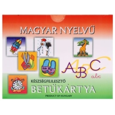 Magyar nyelvű betűkártya készségfejlesztő kártyajáték