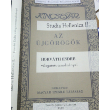 Magyar Szemle Társaság Az újgörögök (Kincsestár) antikvárium - használt könyv