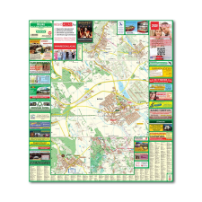 Magyar Térképház Kft. Huber Maps Kartográfiai Kft. Bicske térkép, Zsámbék térkép Térképház 1:17e 2017 Bicske és járás térkép térkép