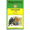 Magyar Térképház Kft. Huber Maps Kartográfiai Kft. Csongrád megye térkép Térképház 1995. régi 1:150 000