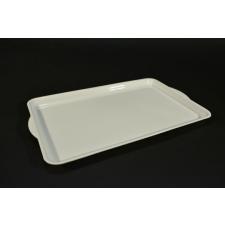 Magyar termék Füles műanyag  tálca fehér 37x23 cm konyhai eszköz