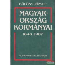  Magyarország kormányai 1848-1987 történelem