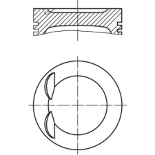 Mahle dugattyú 028 PI 00143 002 autóalkatrész