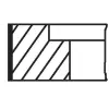 Mahle dugattyúgyűrű-készlet 034 75 V0