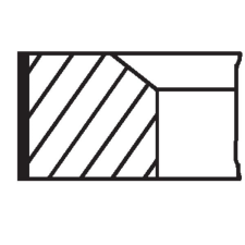 Mahle dugattyúgyűrű-készlet MAHLE 002 24 N2 autóalkatrész