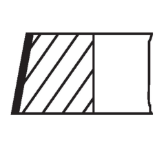 Mahle dugattyúgyűrű-készlet MAHLE 034 75 N0 autóalkatrész