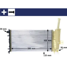 Mahle hűtő, motorhűtés CR 1108 000S autóalkatrész