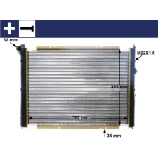 Mahle hűtő, motorhűtés CR 361 000S autóalkatrész
