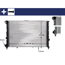 Mahle hűtő, motorhűtés CR 521 000S autóalkatrész