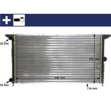 Mahle hűtő, motorhűtés CR 607 000S autóalkatrész