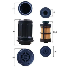 Mahle Karbamid szűrő UX 3KIT autóalkatrész