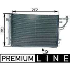 Mahle kondenzátor, klíma AC 442 000P autóalkatrész