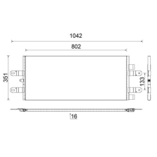 Mahle kondenzátor, klíma MAHLE AC 854 000S autóalkatrész