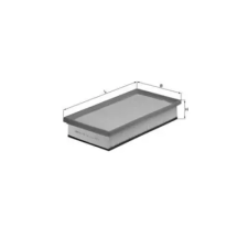 Mahle légszűrő LX 1027 autóalkatrész