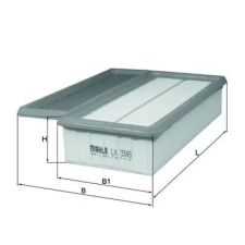 Mahle légszűrő LX 3345 autóalkatrész