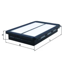 Mahle légszűrő LX 3677 autóalkatrész