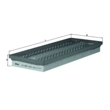Mahle légszűrő LX 592 autóalkatrész