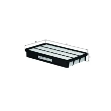 Mahle légszűrő LX 810 autóalkatrész