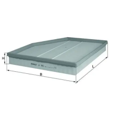 Mahle légszűrő LX 982 autóalkatrész