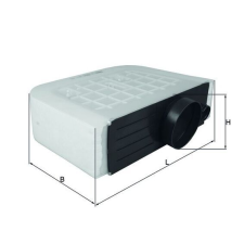 Mahle légszűrő MAHLE LX 3233/6 autóalkatrész