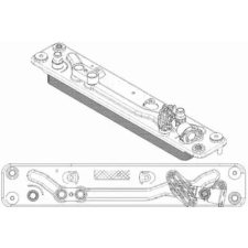 Mahle Olajhűtő, automata sebességváltó CLC 182 000P autóalkatrész