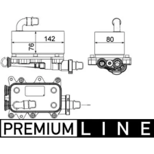 Mahle Olajhűtő, automata sebességváltó CLC 18 000P autóalkatrész