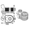 Mahle Olajhűtő, motorolaj MAHLE CLC 203 000S