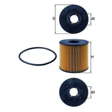 Mahle olajszűrő OX 210D autóalkatrész