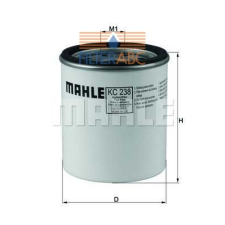 MAHLE ORIGINAL (KNECHT) MAHLE ORIGINAL KC238D üzemanyagszűrő üzemanyagszűrő