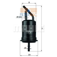 MAHLE ORIGINAL (KNECHT) MAHLE ORIGINAL KL488 üzemanyagszűrő üzemanyagszűrő