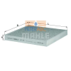 MAHLE ORIGINAL (KNECHT) MAHLE ORIGINAL LAK430 aktívszenes pollenszűrő