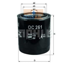 MAHLE ORIGINAL (KNECHT) MAHLE ORIGINAL OC261 olajszűrő olajszűrő
