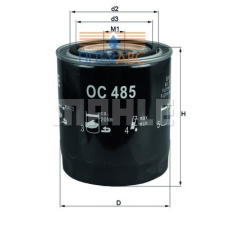 MAHLE ORIGINAL (KNECHT) MAHLE ORIGINAL OC485 olajszűrő - 4D_S_000497 alvázszámtól olajszűrő