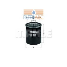 MAHLE ORIGINAL (KNECHT) MAHLE ORIGINAL OC495 olajszűrő olajszűrő
