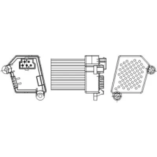 Mahle Szabályozó, belsőtér ventilátor ABR 33 000S autóalkatrész