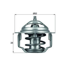 Mahle termosztát, hűtőfolyadék MAHLE TX 64 82 autóalkatrész