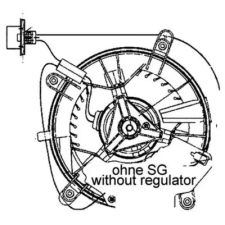 Mahle Utastér-ventilátor AB 65 000P autóalkatrész