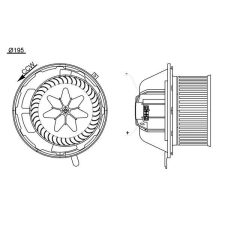 Mahle Utastér-ventilátor MAHLE AB 194 000S autóalkatrész