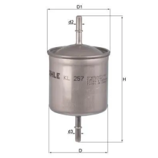 Mahle Üzemanyagszűrő KL 257 autóalkatrész