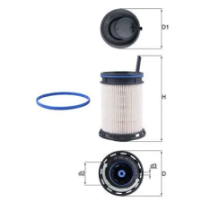 Mahle Üzemanyagszűrő KX 494D autóalkatrész