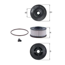 Mahle Üzemanyagszűrő KX 591D autóalkatrész