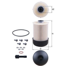 Mahle Üzemanyagszűrő MAHLE KX 338/22D üzemanyagszűrő