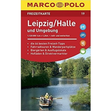 MAIRDUMONT 19. Leipzig/Halle und Umgebung turista térkép 1 : 120 000 térkép