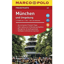 MAIRDUMONT 43. München turista térkép 1 : 110 000 Marco Polo, München és környéke turista térkép térkép